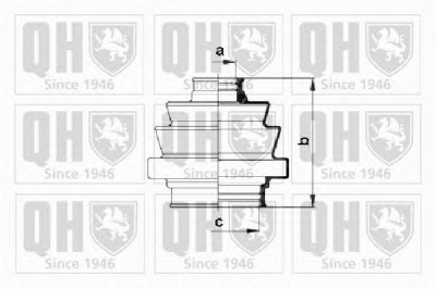 QUINTON HAZELL qjb121 -  Комплект пыльника, приводной вал